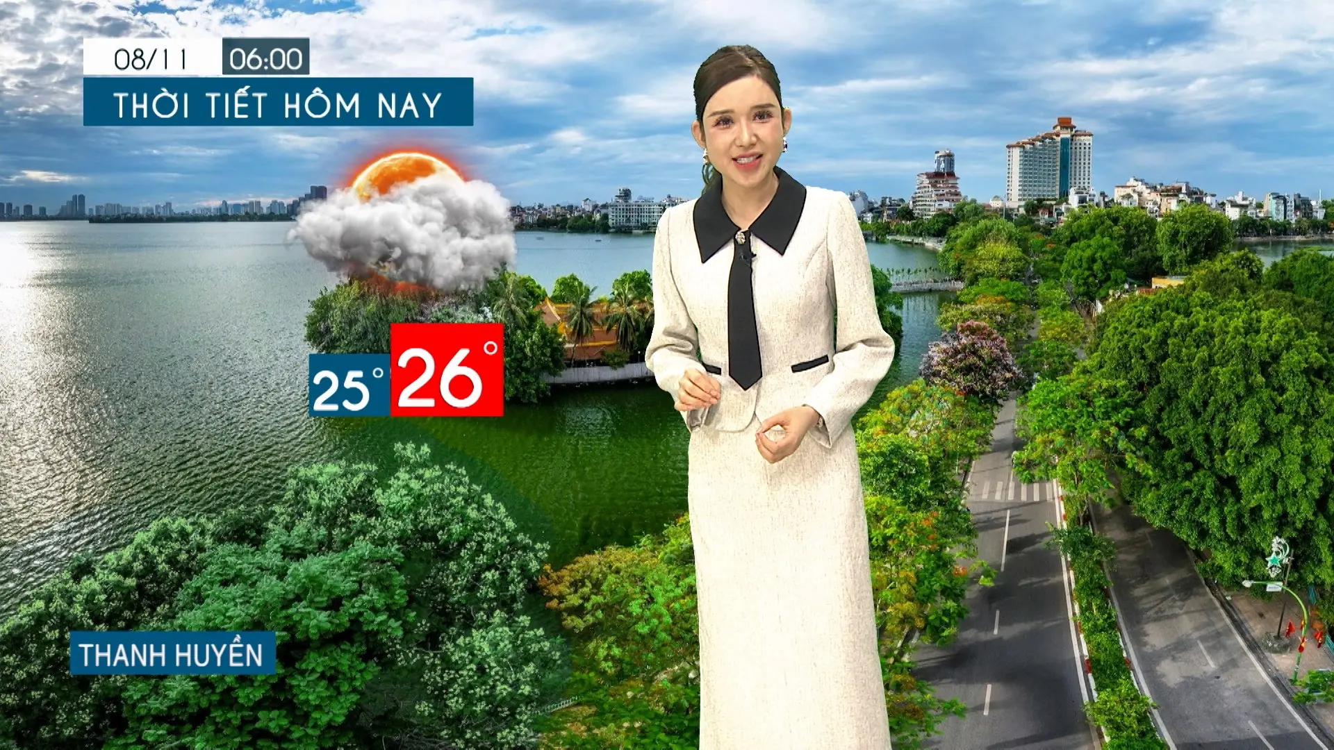 Dự báo thời tiết tối | 08/11/2025